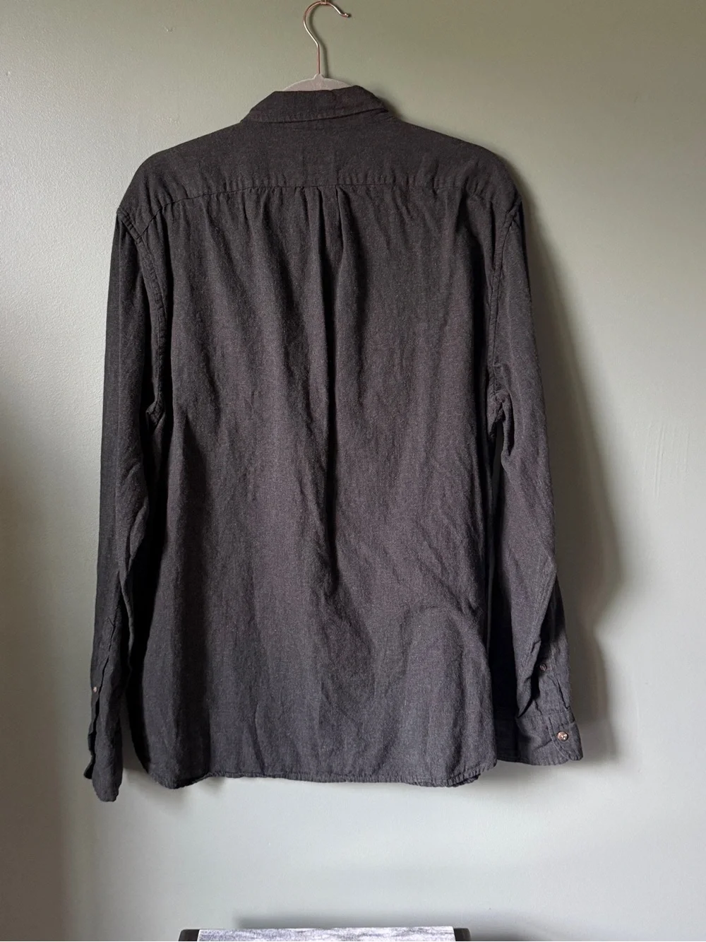 J. Crew - Brushed Twill Button-Down Shirt - Charcoal - Size XL